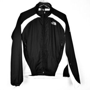 The North Face Flight Series Windbreaker Jacket Women's Size L Black White
